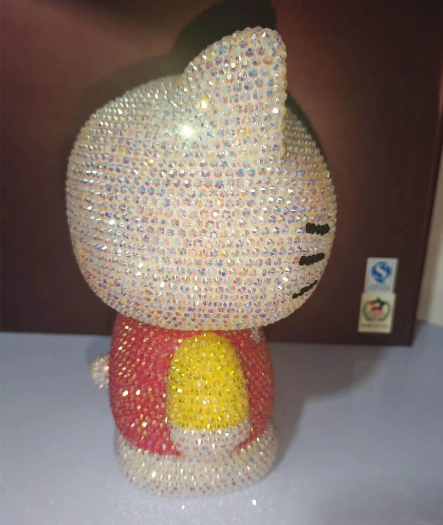 DIY 22cm Standing Red Hello Kitty (with glue tools) - Hibah-Diamond painting art studio
