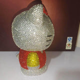 DIY 22cm Standing Red Hello Kitty (with glue tools) - Hibah-Diamond painting art studio