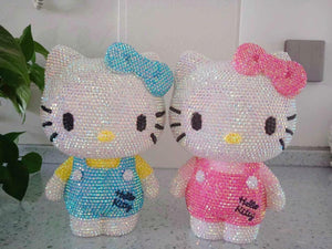 DIY 23cm Hello Kitty (with glue tools) - Hibah-Diamond painting art studio