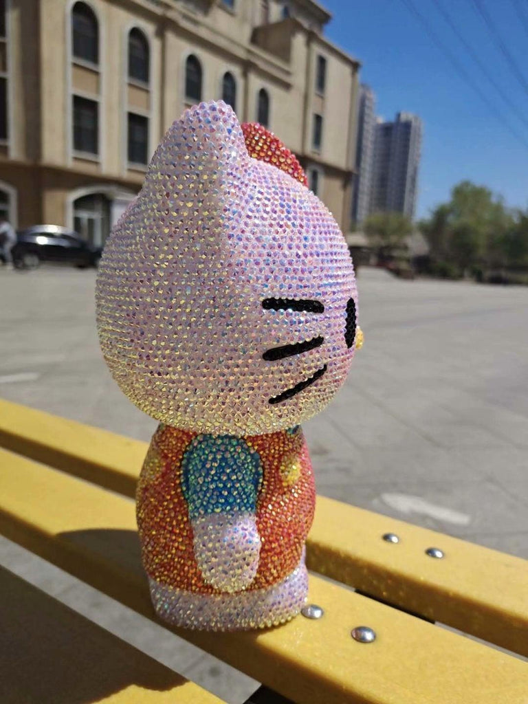 DIY 23cm Hello Kitty (with glue tools) - Hibah-Diamond painting art studio