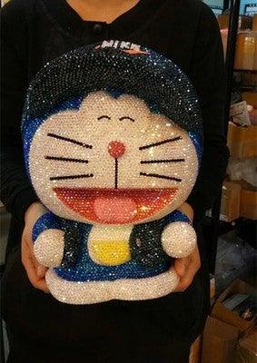 DIY 32cm Doraemon  (with glue tools) - Hibah-Diamond painting art studio