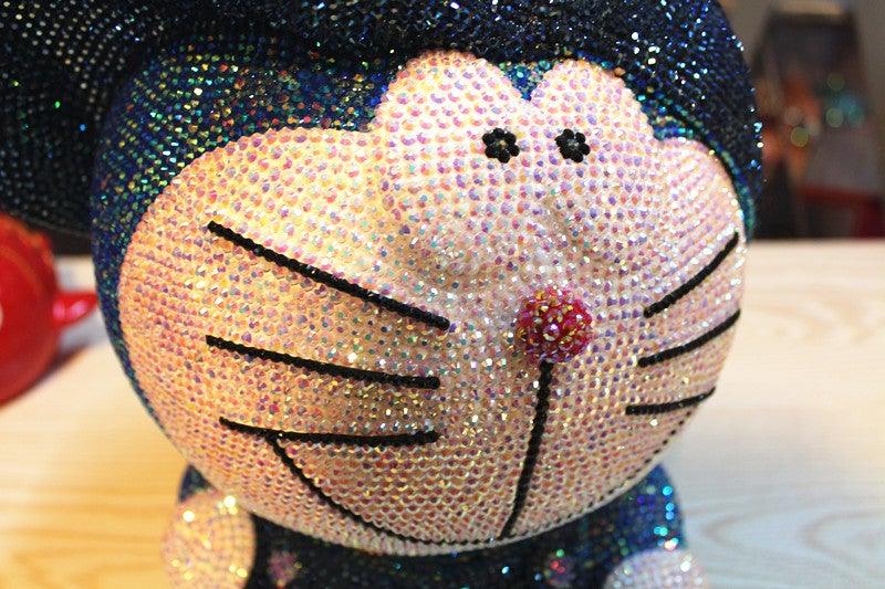 DIY 32cm Doraemon  (with glue tools) - Hibah-Diamond painting art studio