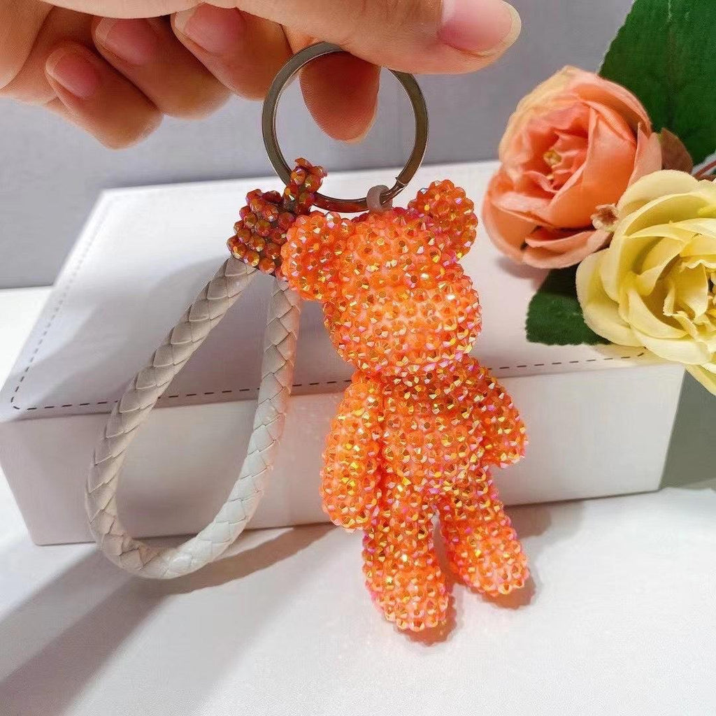 DIY 7cm 12cm Popobe bear Keychain (with glue tools)