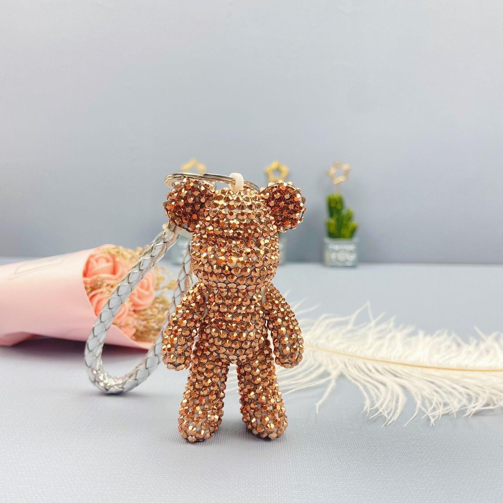 DIY 7cm cm Popobe bear Keychain with glue tools – Hibah