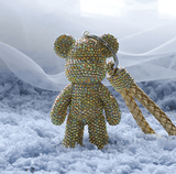 DIY 7cm 12cm Popobe bear Keychain (with glue tools)
