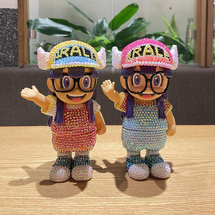 DIY Arale Anime Dolls (with glue tools)