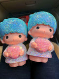 DIY Boy girl angels  (with glue tools) - Hibah-Diamond painting art studio