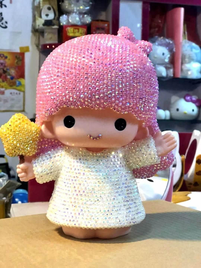 DIY Boy girl angels  (with glue tools) - Hibah-Diamond painting art studio