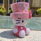 DIY Chopper Hat Hello Kitty  (with glue tools) - Hibah-Diamond painting art studio