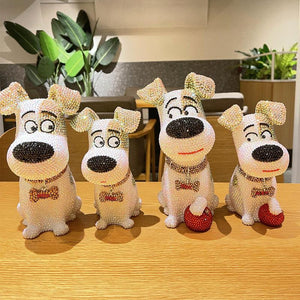 DIY cute Mike lucky dog (with glue tools)