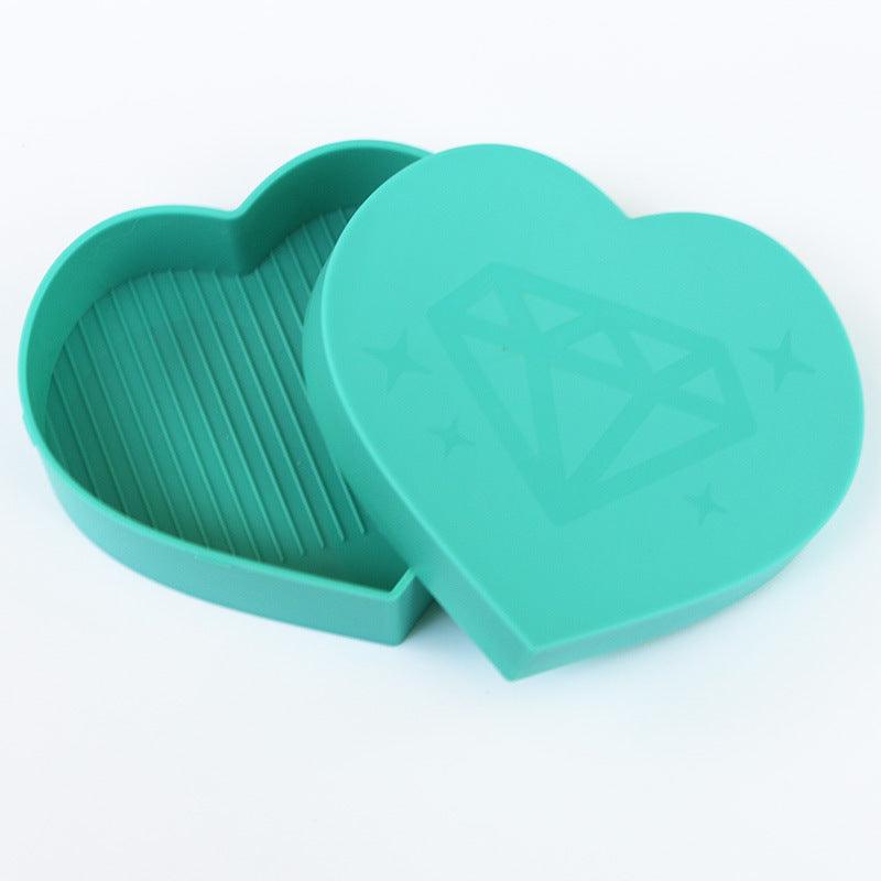 DIY diamond Heart-shaped storage box drilling box