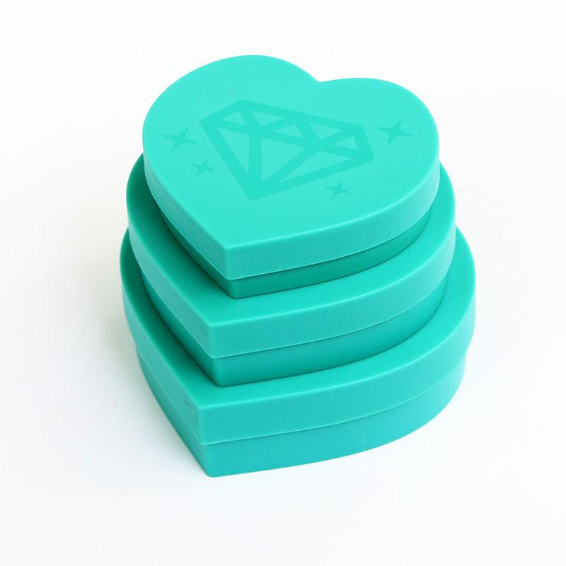 DIY diamond Heart-shaped storage box drilling box