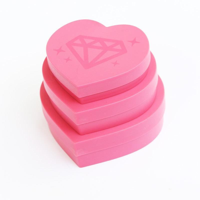 DIY diamond Heart-shaped storage box drilling box