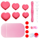 DIY diamond Heart-shaped storage box drilling box Set