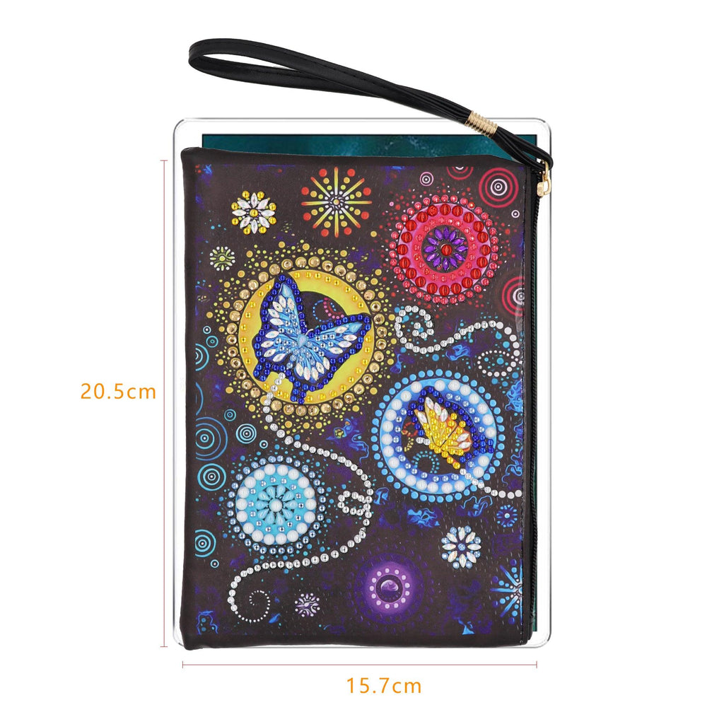 DIY Diamond Painting Bag | Butterflies - Hibah-Diamond painting art studio