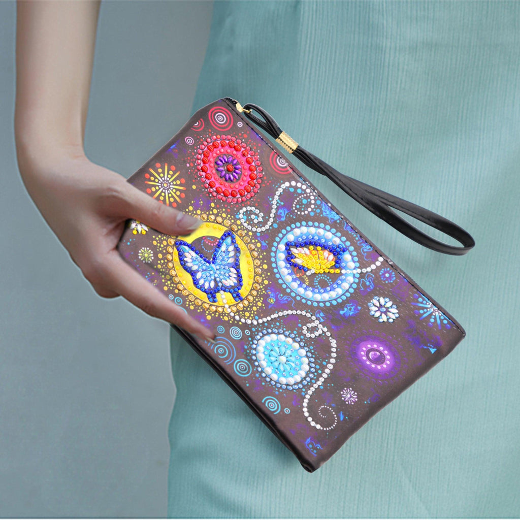 DIY Diamond Painting Bag | Butterflies - Hibah-Diamond painting art studio