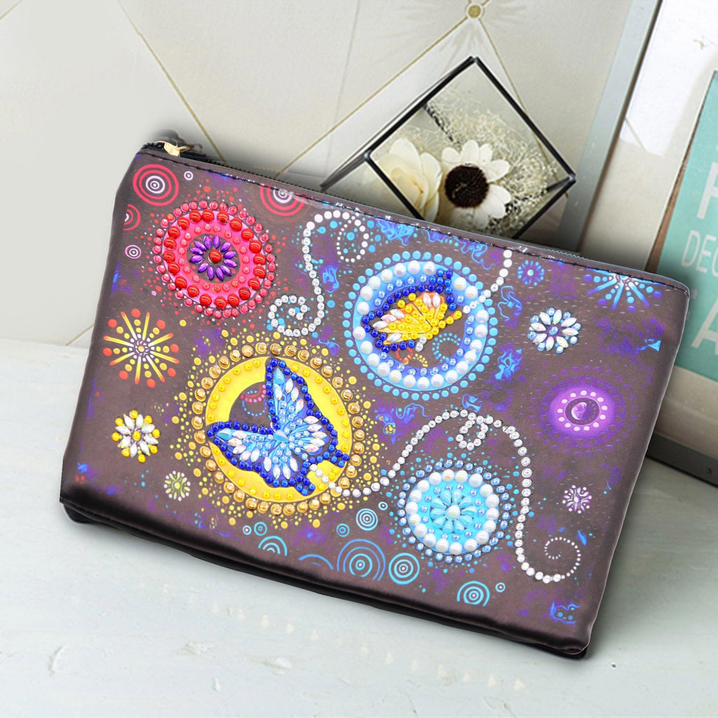 DIY Diamond Painting Bag | Butterflies - Hibah-Diamond painting art studio