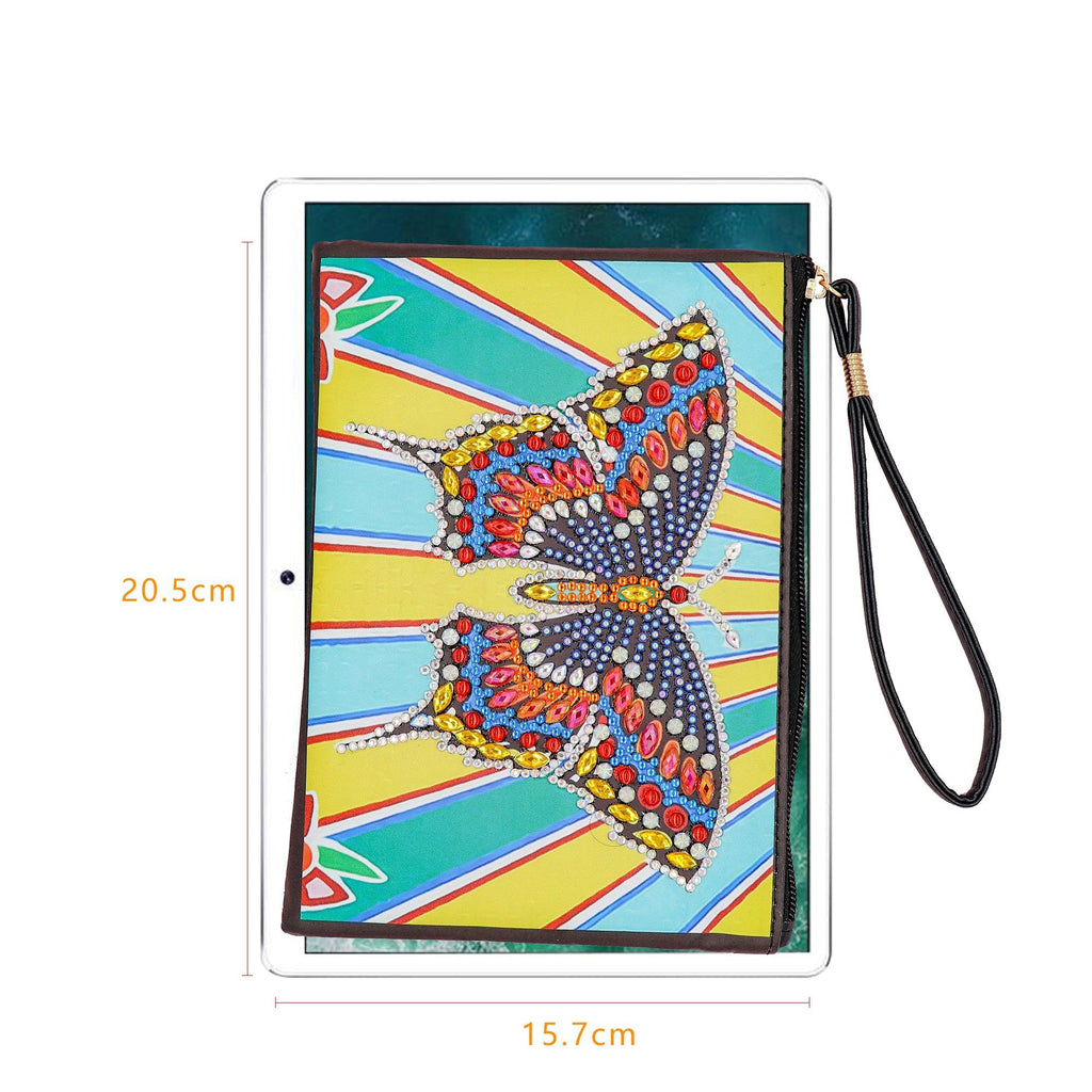 DIY Diamond Painting Bag | Butterfly - Hibah-Diamond painting art studio
