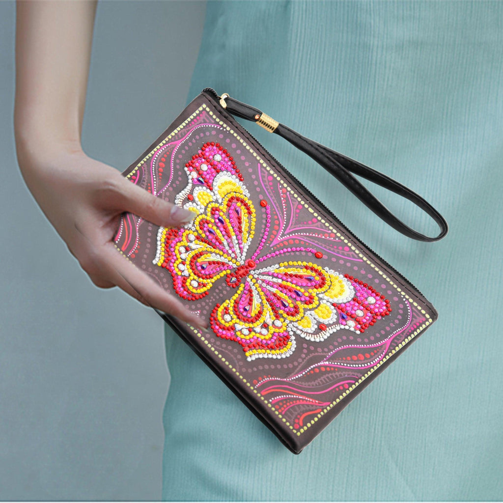 DIY Diamond Painting Bag | Butterfly - Hibah-Diamond painting art studio