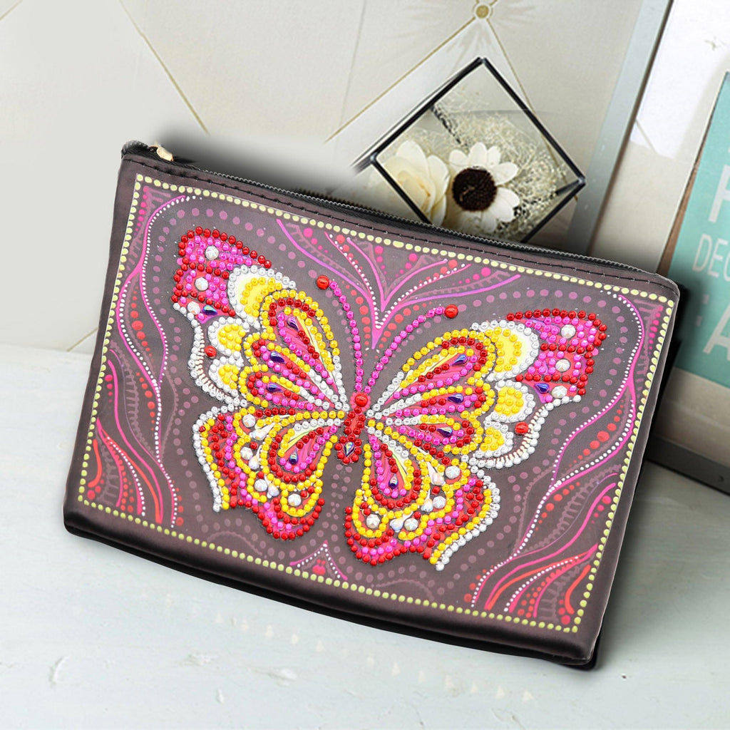 DIY Diamond Painting Bag | Butterfly - Hibah-Diamond painting art studio