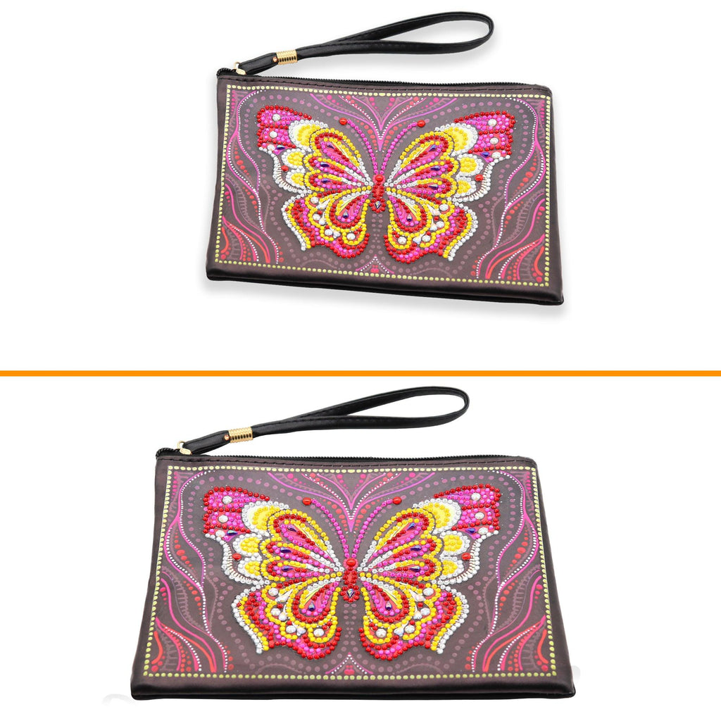 DIY Diamond Painting Bag | Butterfly - Hibah-Diamond painting art studio