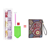 DIY Diamond Painting Bag | Heart - Hibah-Diamond painting art studio