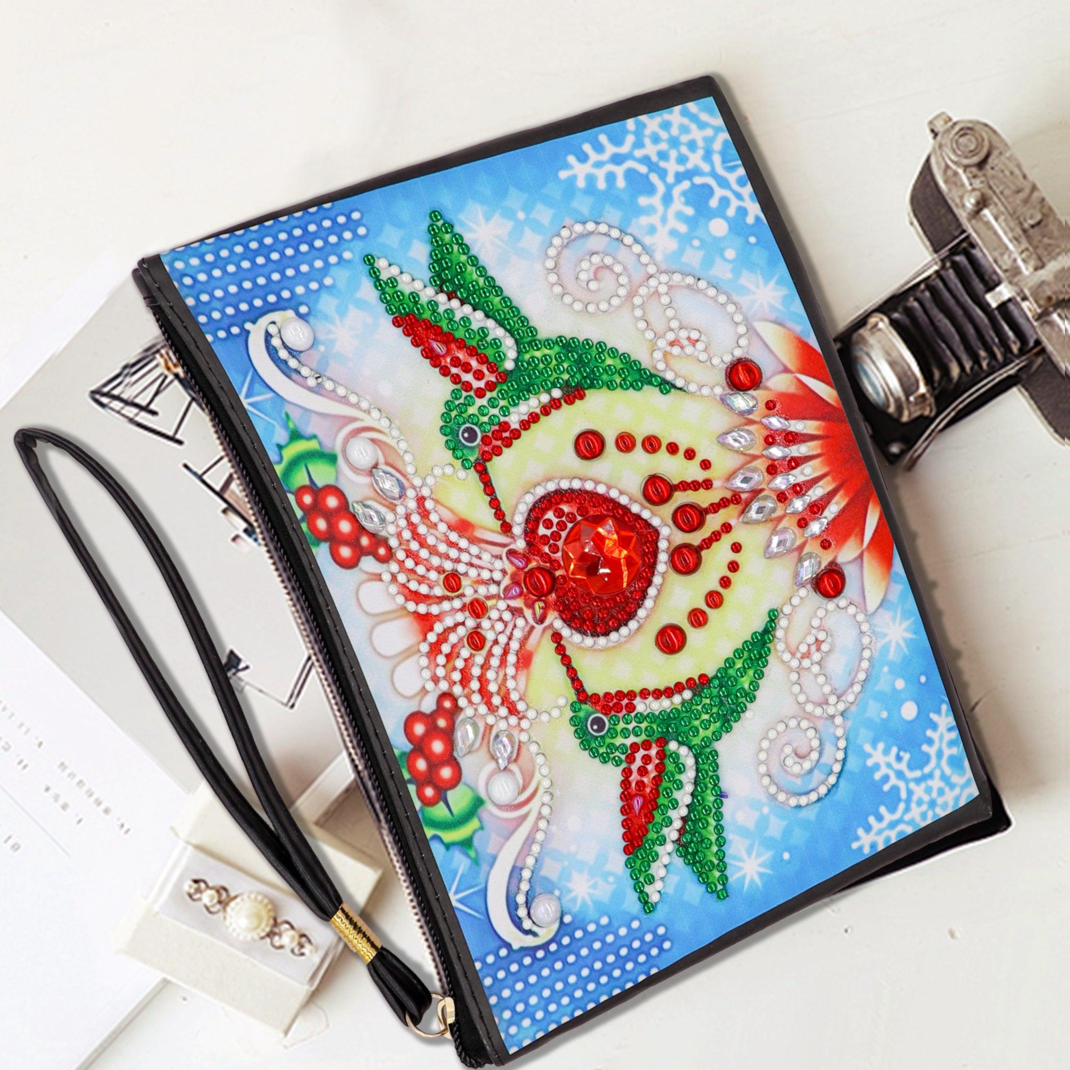 DIY Diamond Art Handbag Paint by Number Flax Storage Bag Portable Christmas  Gift
