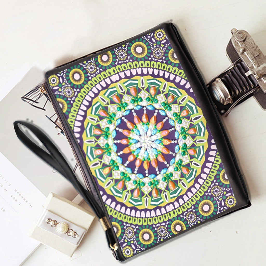 DIY Diamond Painting Bag | Mandala - Hibah-Diamond painting art studio