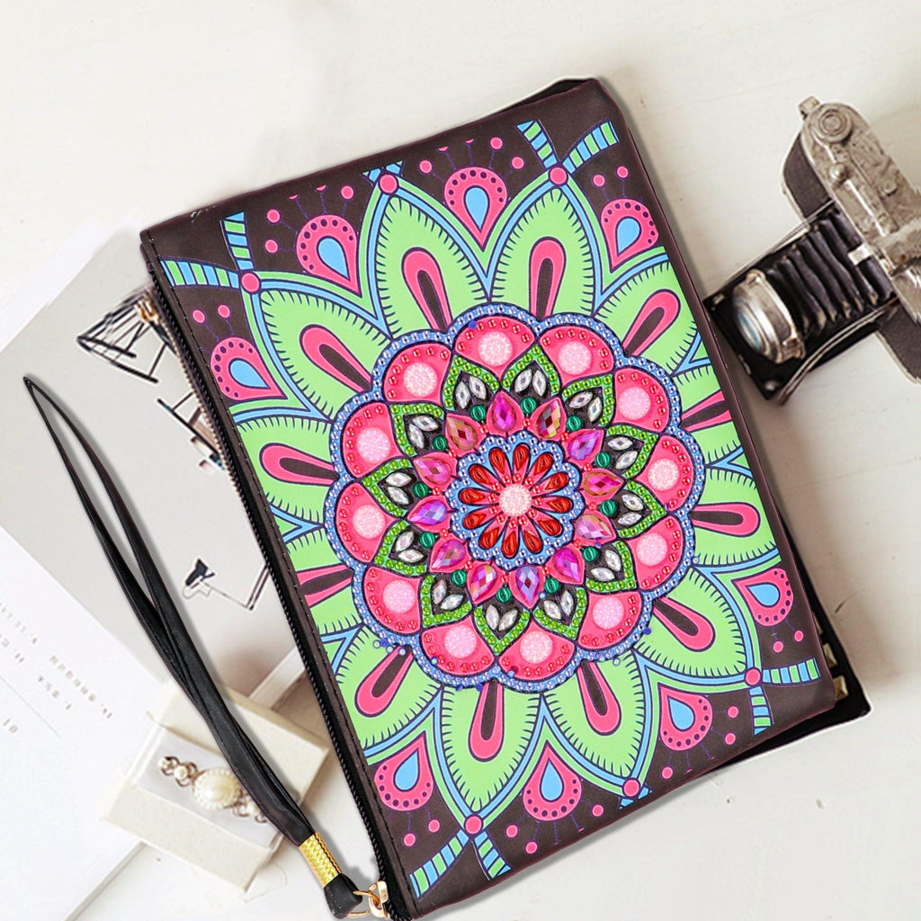 DIY Diamond Painting Bag | Mandala - Hibah-Diamond painting art studio