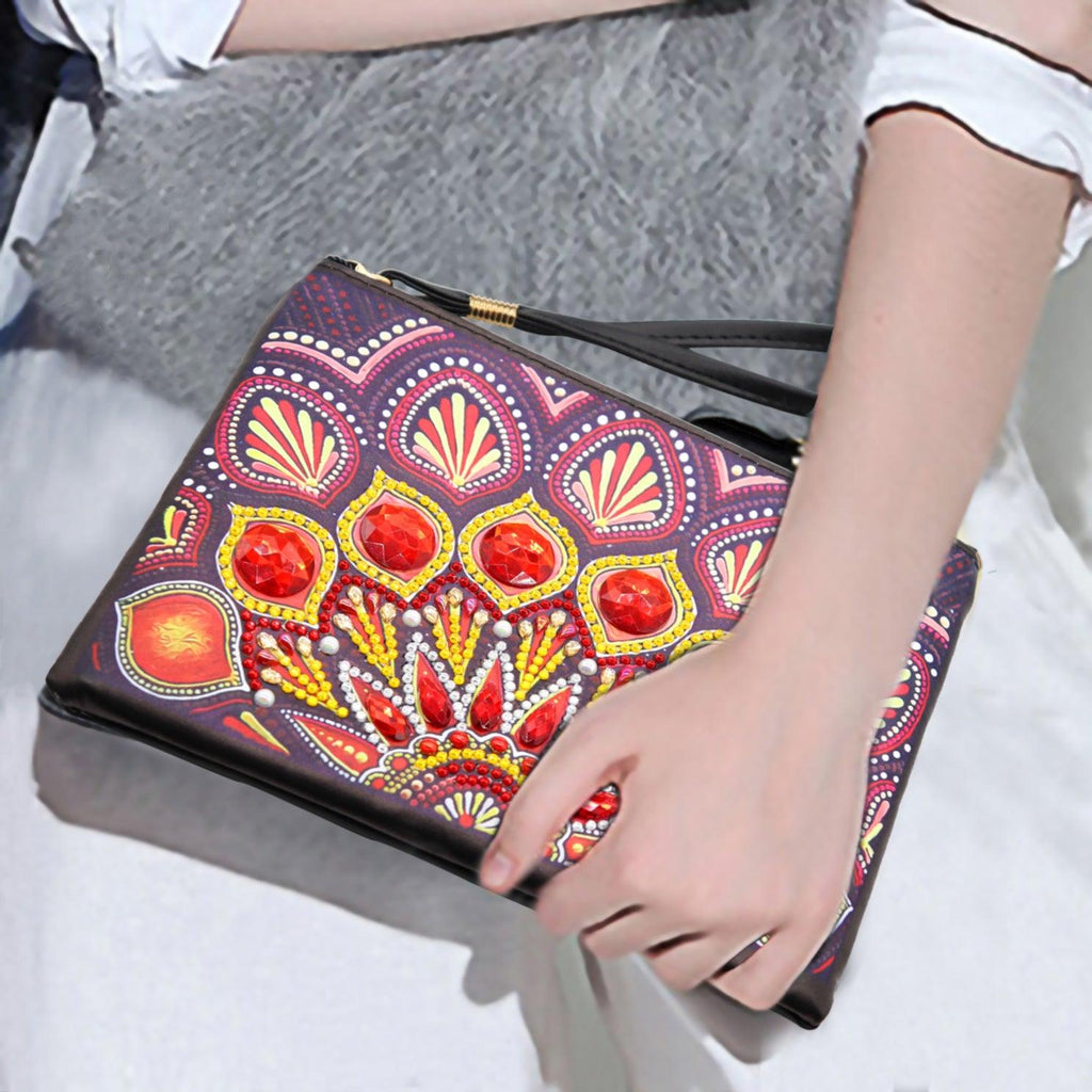 DIY Diamond Painting Bag | Mandala - Hibah-Diamond painting art studio