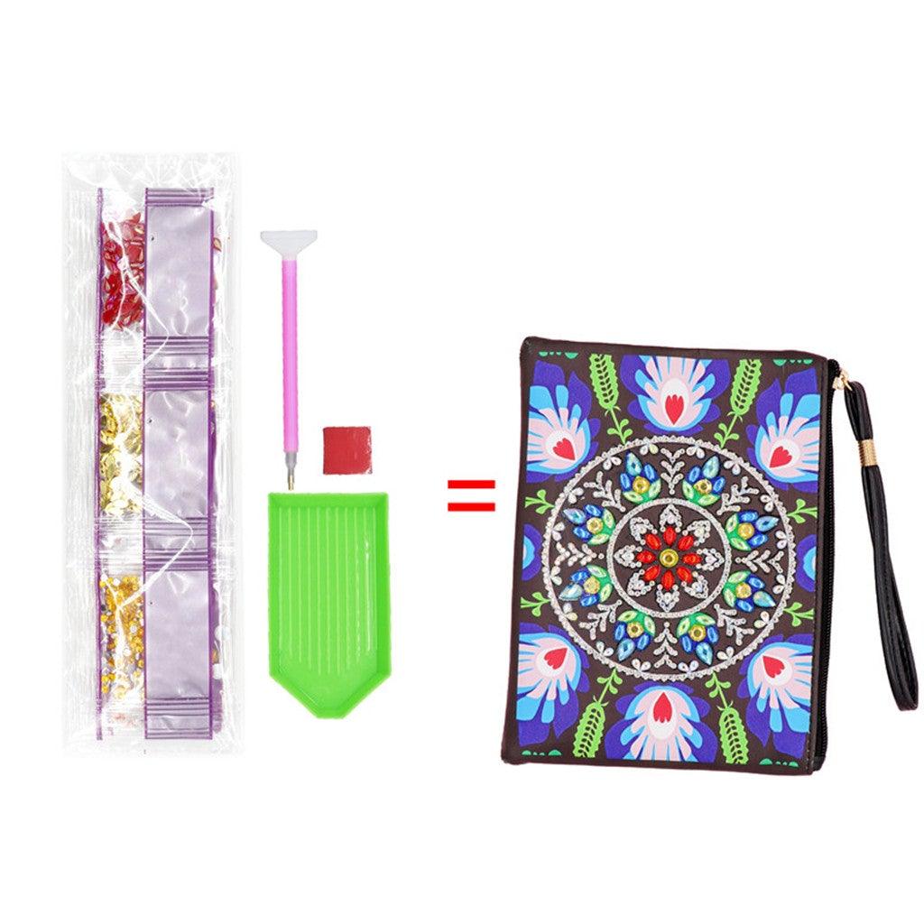 DIY Diamond Painting Bag | Mandala - Hibah-Diamond painting art studio