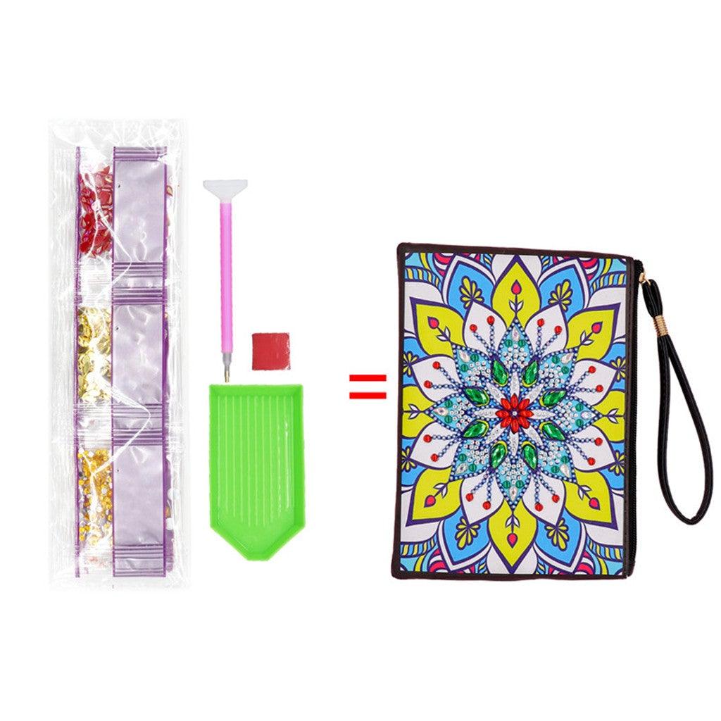 DIY Diamond Painting Bag | Mandala - Hibah-Diamond painting art studio