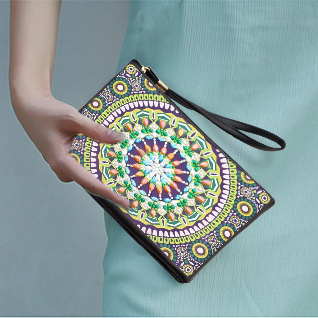 DIY Diamond Painting Bag | Mandala - Hibah-Diamond painting art studio