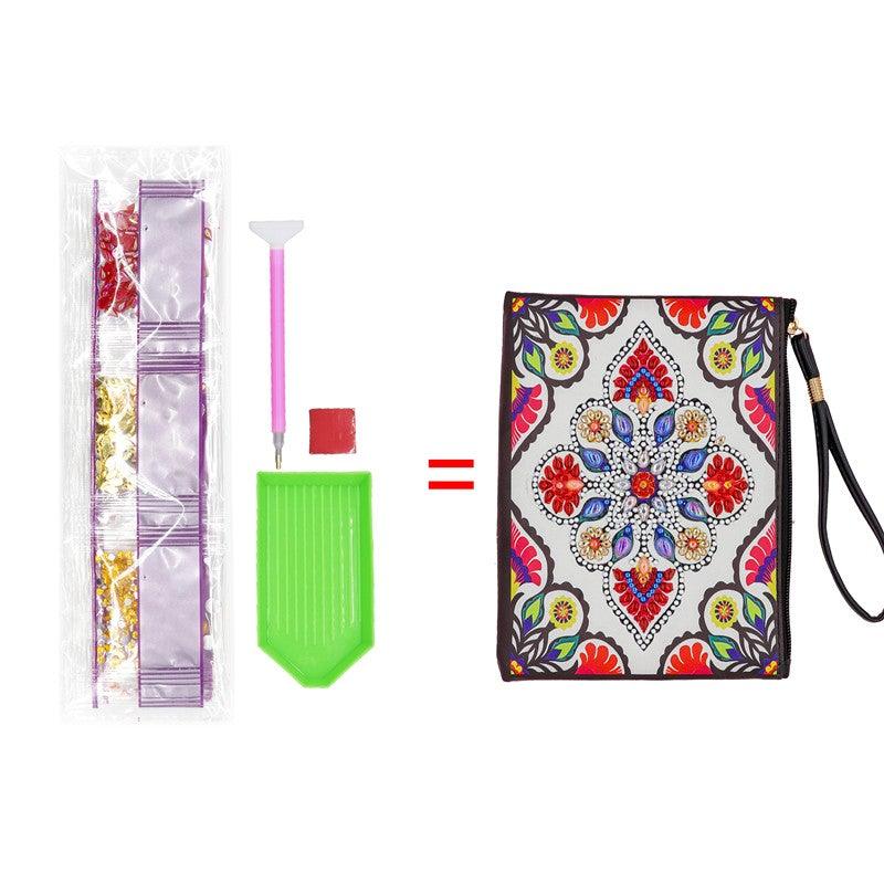 DIY Diamond Painting Bag | Mandala - Hibah-Diamond painting art studio