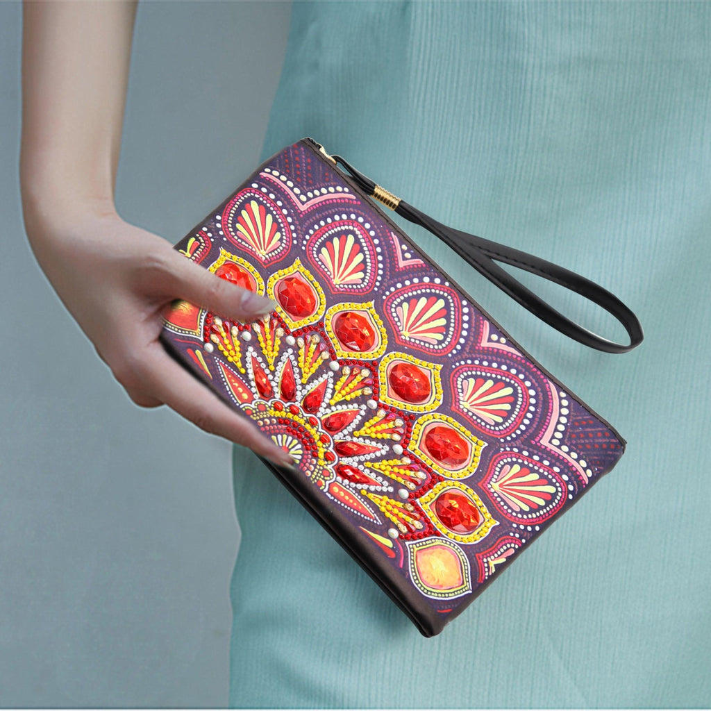 DIY Diamond Painting Bag | Mandala - Hibah-Diamond painting art studio