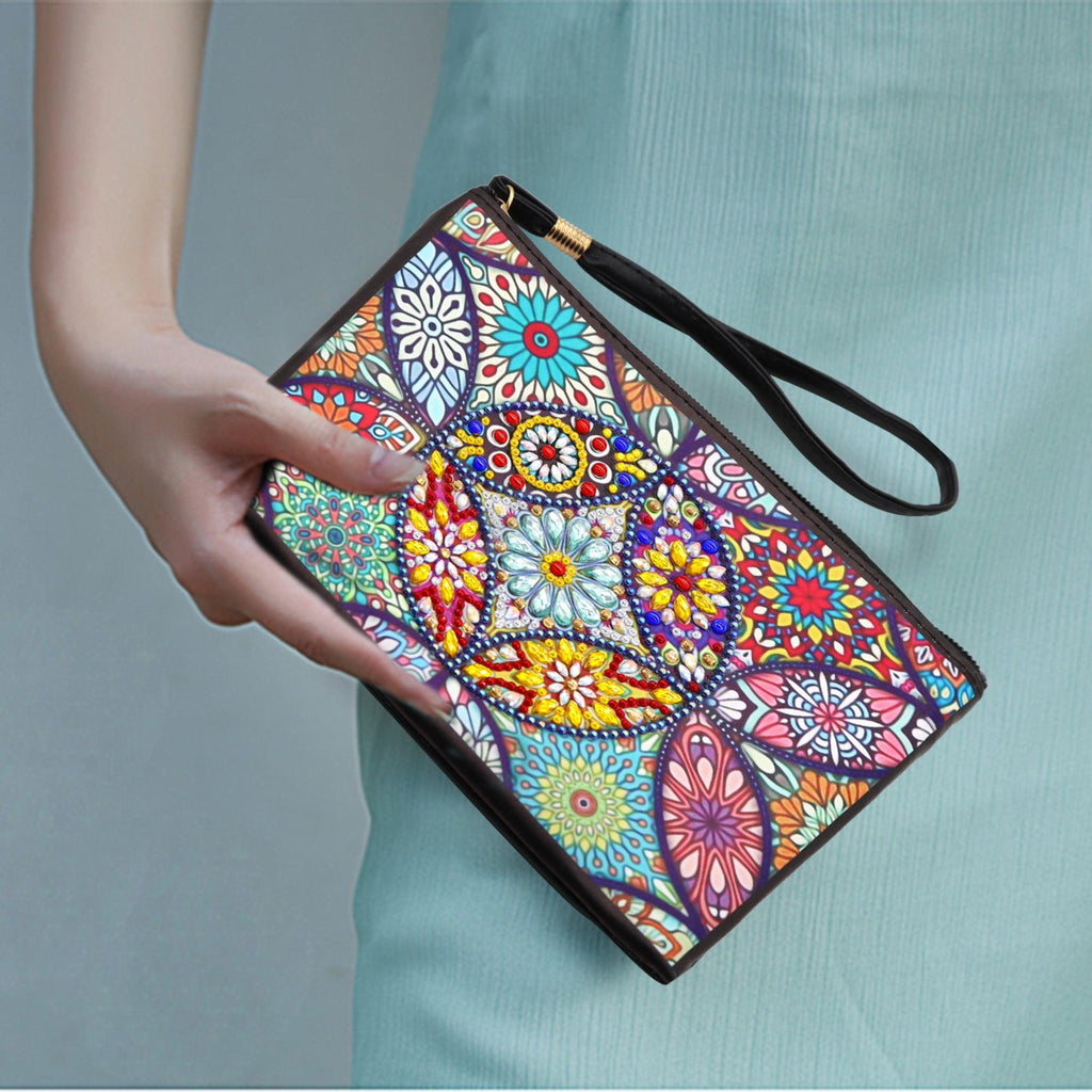 DIY Diamond Painting Bag | Mandala - Hibah-Diamond painting art studio