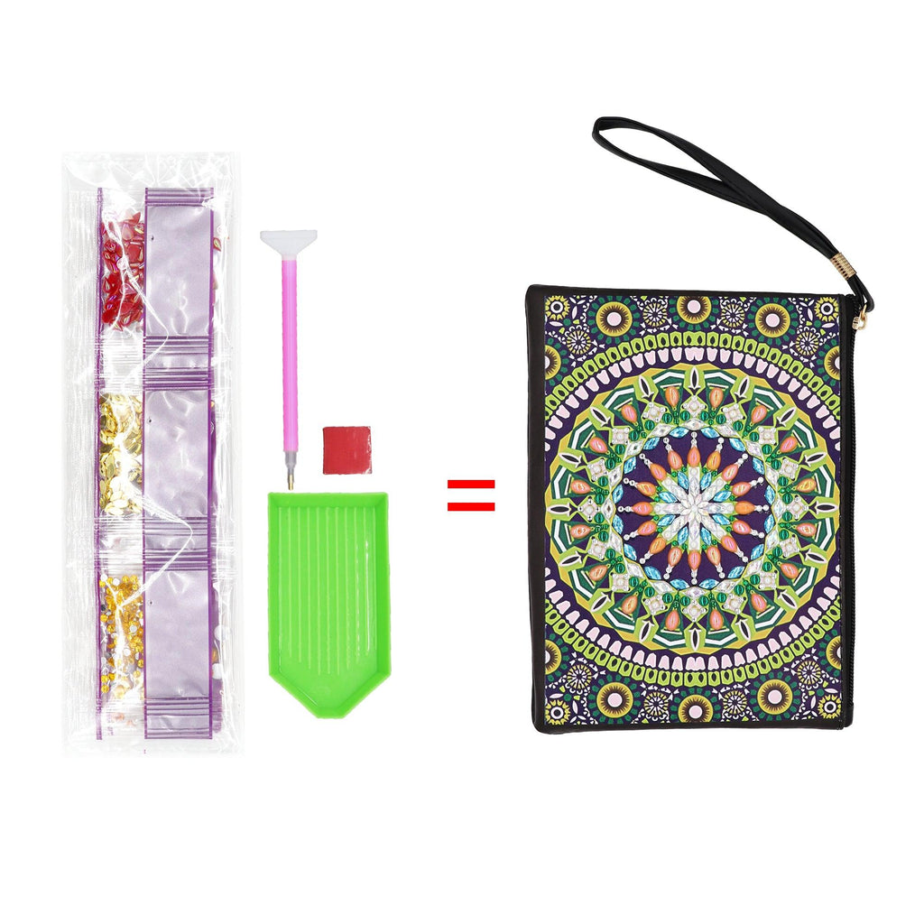 DIY Diamond Painting Bag | Mandala - Hibah-Diamond painting art studio
