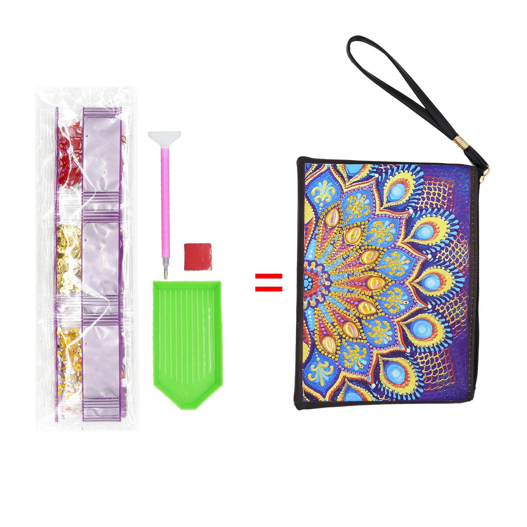 DIY Diamond Painting Bag | Mandala - Hibah-Diamond painting art studio
