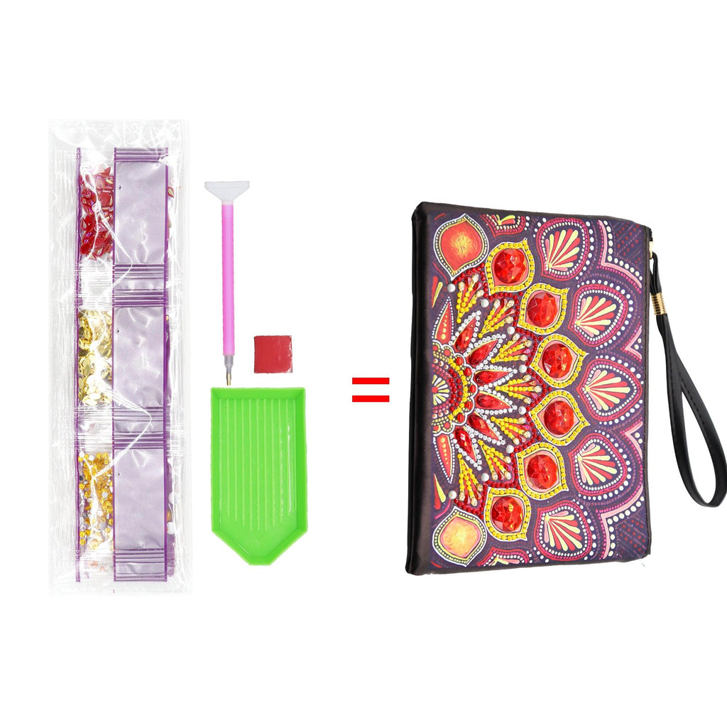 DIY Diamond Painting Bag | Mandala - Hibah-Diamond painting art studio
