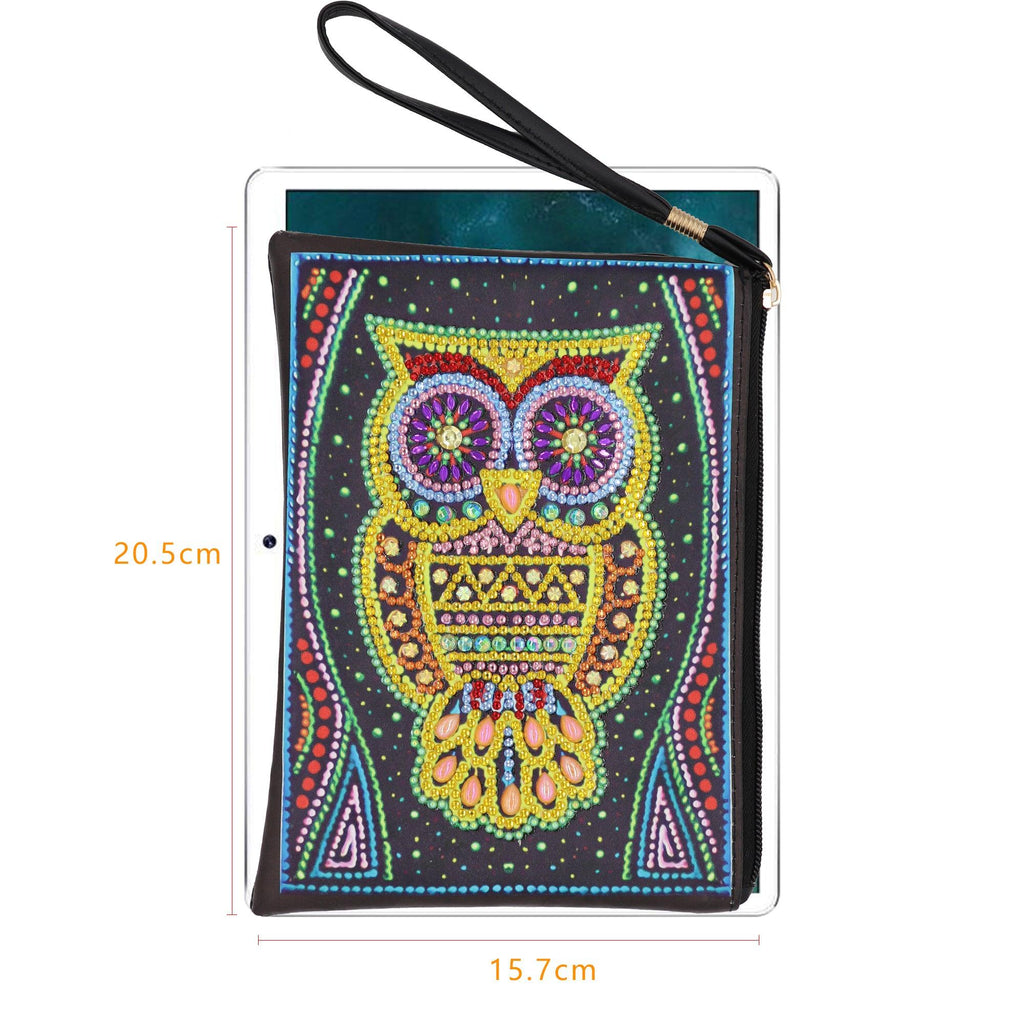 DIY Diamond Painting Bag | Owl - Hibah-Diamond painting art studio