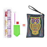 DIY Diamond Painting Bag | Owl - Hibah-Diamond painting art studio