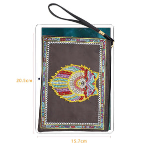 DIY Diamond Painting Bag | Wolf - Hibah-Diamond painting art studio