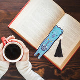 DIY Diamond Painting Bookmark | Blue bear - Hibah-Diamond painting art studio