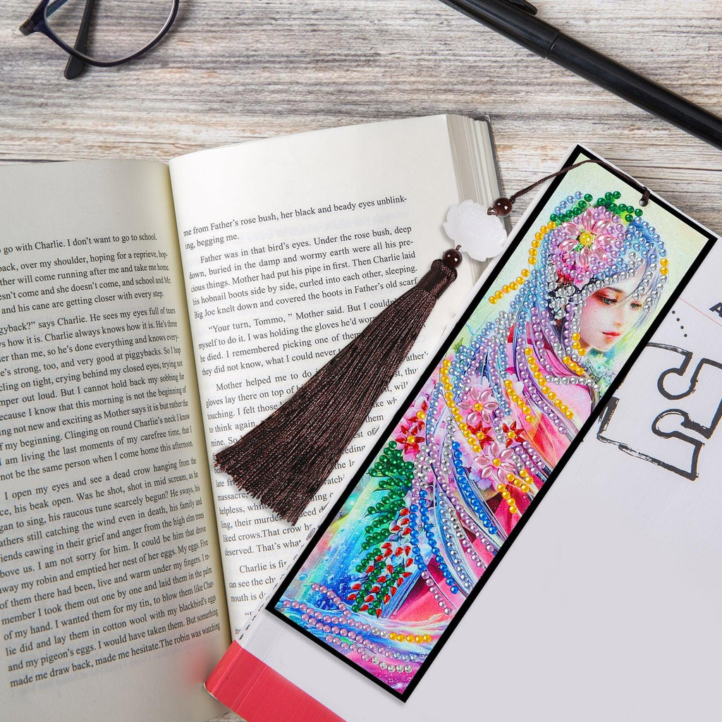 DIY Diamond Painting Bookmark | Butterfly and fairy - Hibah-Diamond painting art studio