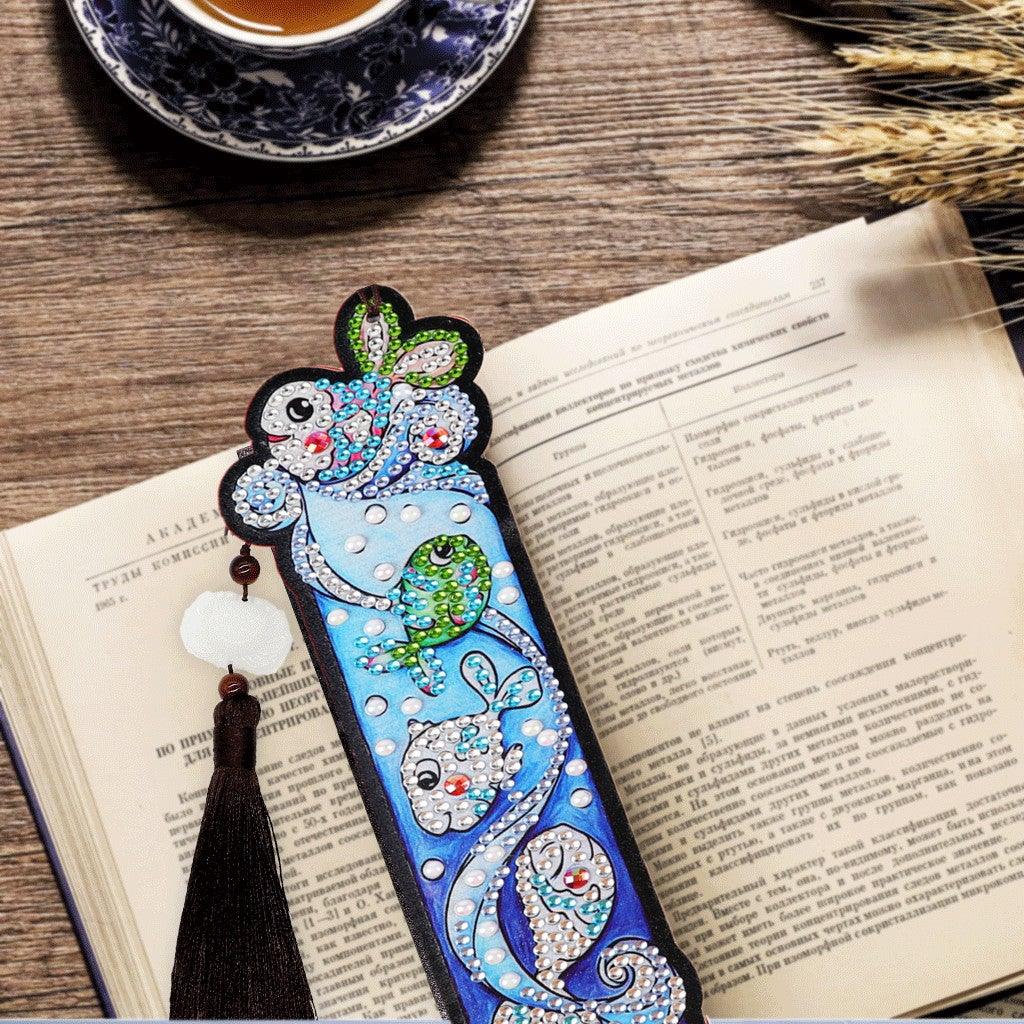 DIY Diamond Painting Bookmark | Fishes - Hibah-Diamond painting art studio