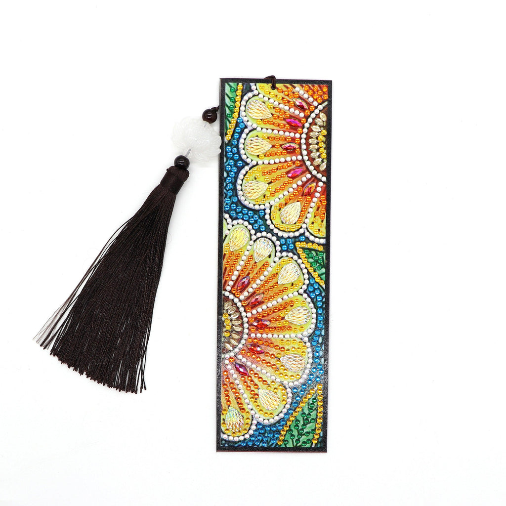 DIY Diamond Painting Bookmark | Flower - Hibah-Diamond painting art studio