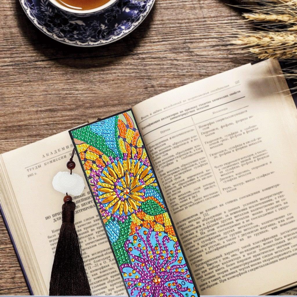 DIY Diamond Painting Bookmark | Flower - Hibah-Diamond painting art studio