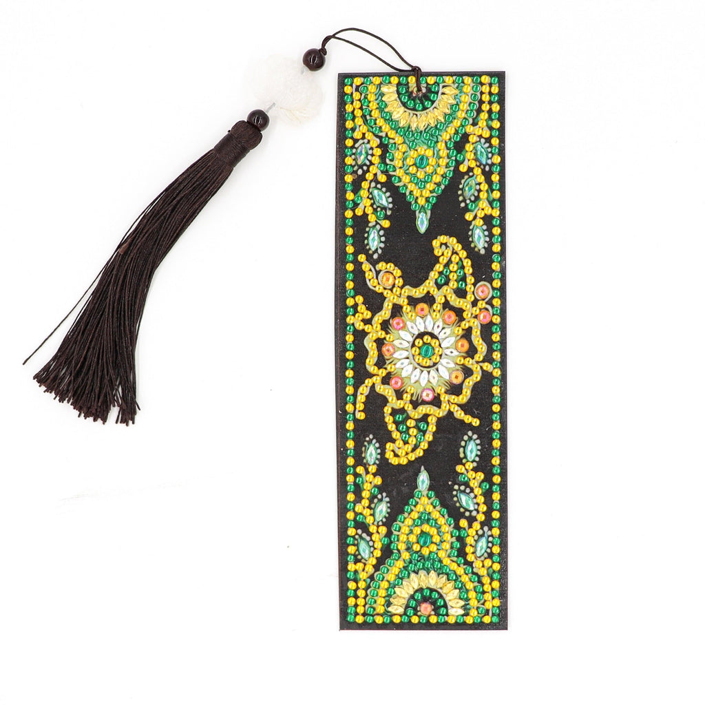 DIY Diamond Painting Bookmark | Mandala Flower - Hibah-Diamond painting art studio
