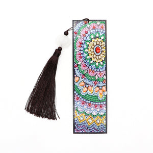 DIY Diamond Painting Bookmark | Mandala Flower - Hibah-Diamond painting art studio