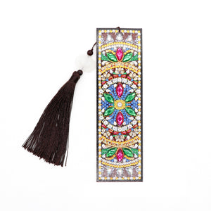 DIY Diamond Painting Bookmark | Mandala Flower - Hibah-Diamond painting art studio